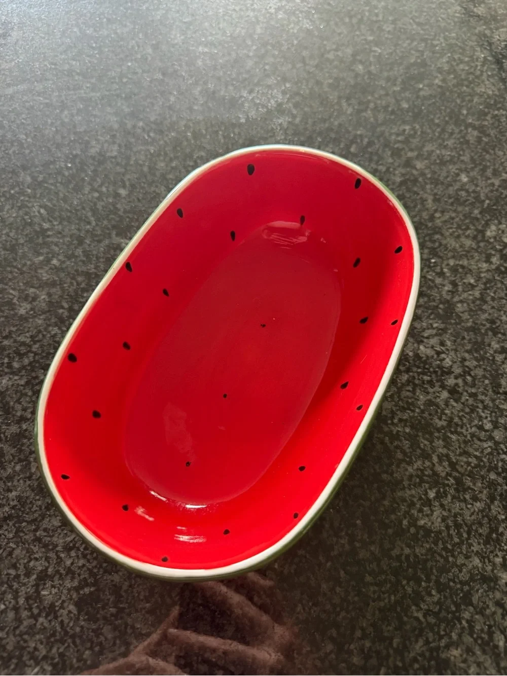 Martha Stewart Green Ceramic Serving Bowl